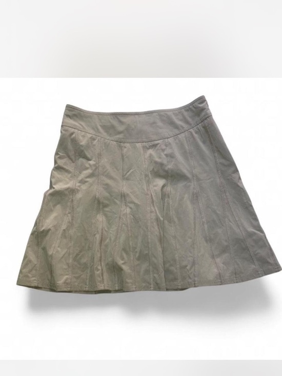 Athleta Dresses & Skirts - Athleta Khaki A-Line Panel Skirt